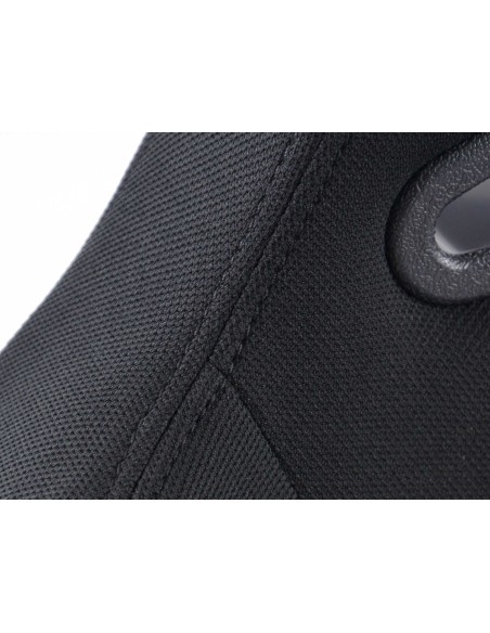 Sedili sportivi FK sedili semi avvolgenti Set Edition 3 tessuto nero