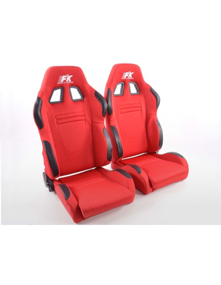 Sedili sportivi FK Sedili semi-avvolgenti automatici Set Auto da corsa in stile motorsport