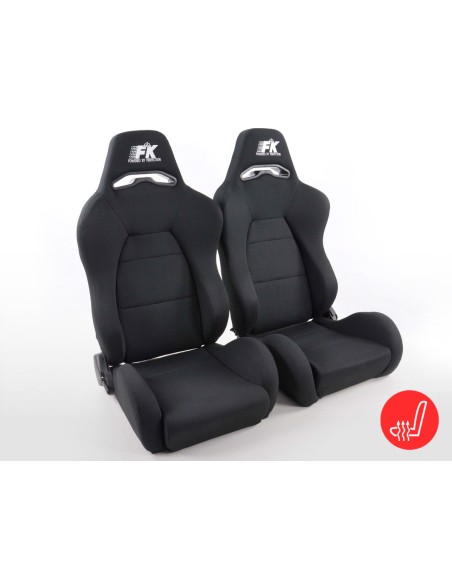 FK sedili sportivi sedili semiguscio per auto Set Streetfighter con riscaldamento sedile