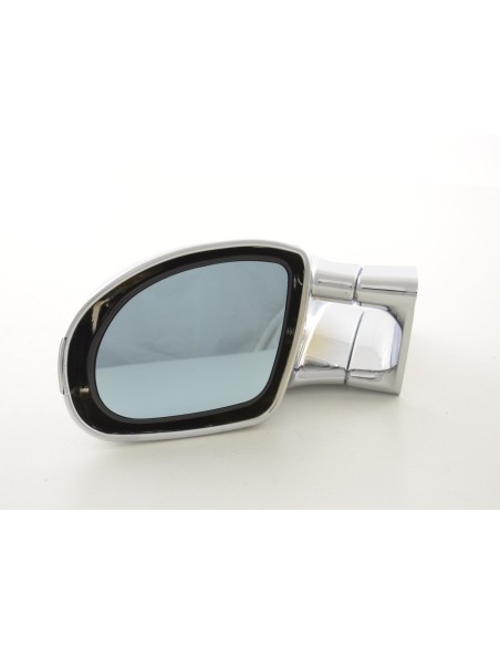 Specchietto retrovisore esterno sportivo set N-Look regolabile manualmente nero con riscaldamento guida a sinistra
