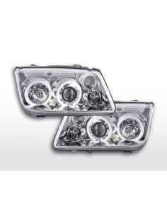 Set faro VW Bora tipo 1J 98-05 cromato per guida a destra