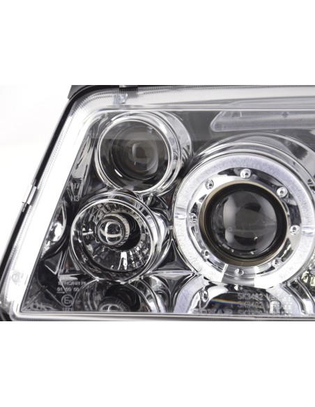 Set faro VW Bora tipo 1J 98-05 cromato per guida a destra