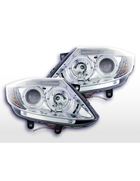 Set di fari BMW Z4 tipo E85 / E86 03-08 cromato
