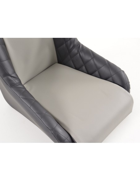 Sedili d'epoca FK sedili avvolgenti completi in nero dal look retrò