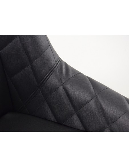 Sedili d'epoca FK sedili avvolgenti completi in nero dal look retrò