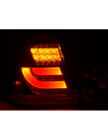 Set di luci posteriori a LED BMW 3er E46 Limo 02-05 rosso / trasparente