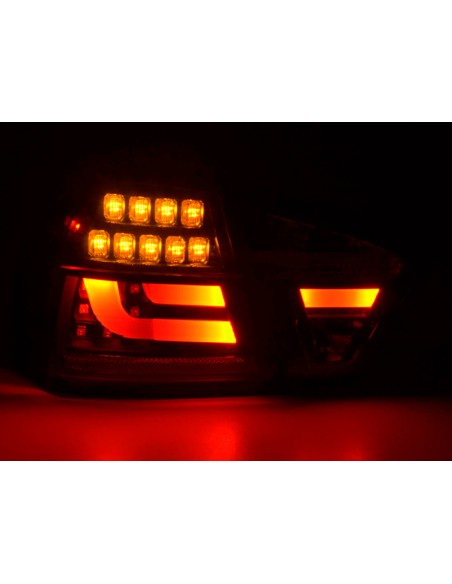 Set di luci posteriori a LED BMW Serie 3 E90 Limo 05-08 rosso / nero