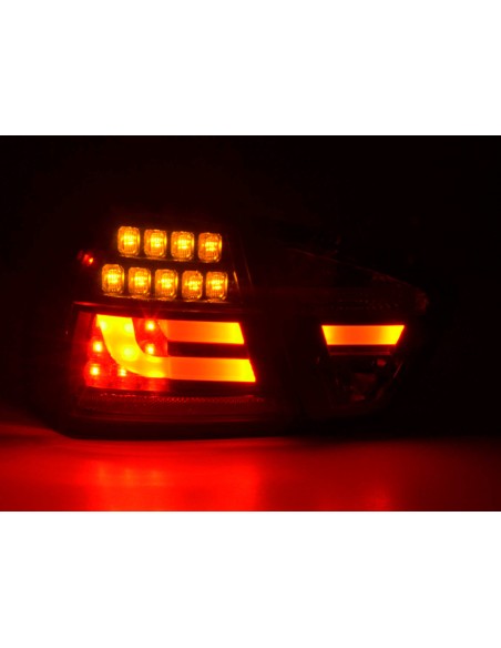 Set di luci posteriori a LED BMW Serie 3 E90 Limo 05-08 rosso / nero