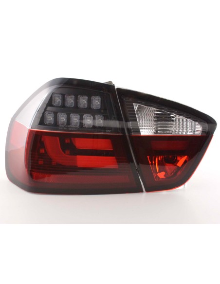 Set di luci posteriori a LED BMW Serie 3 E90 Limo 05-08 rosso / nero