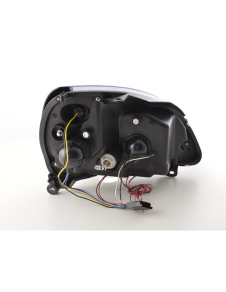 Set di fari Renault Clio 2 3/4/5 porte 01-04 nero