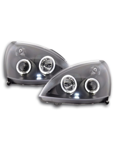 Set di fari Renault Clio 2 3/4/5 porte 01-04 nero