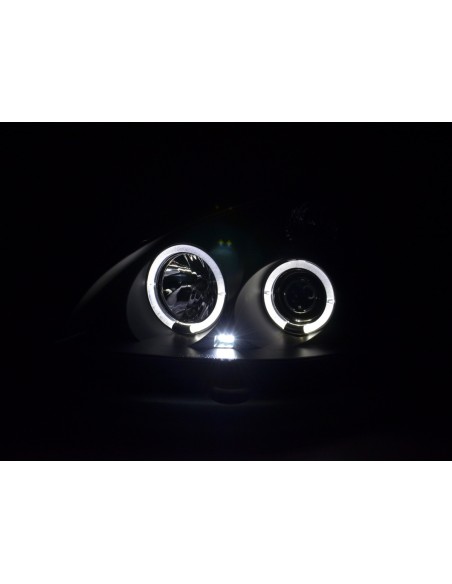 Set di fari Renault Clio 2 3/4/5 porte 01-04 nero