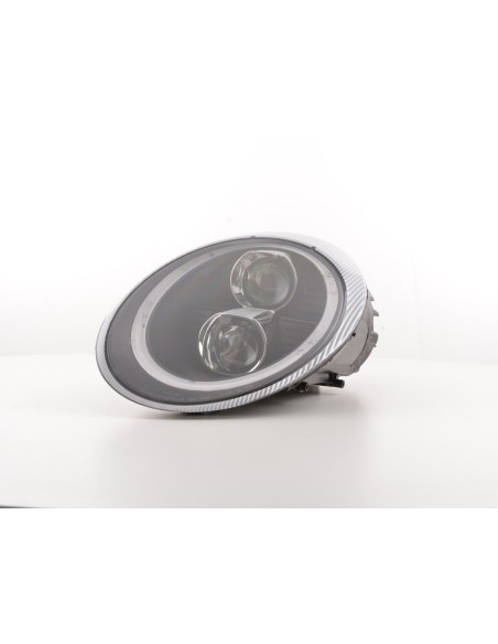 Set di fari Xenon Daylight LED DRL look Porsche 911 tipo 997 04-08 nero