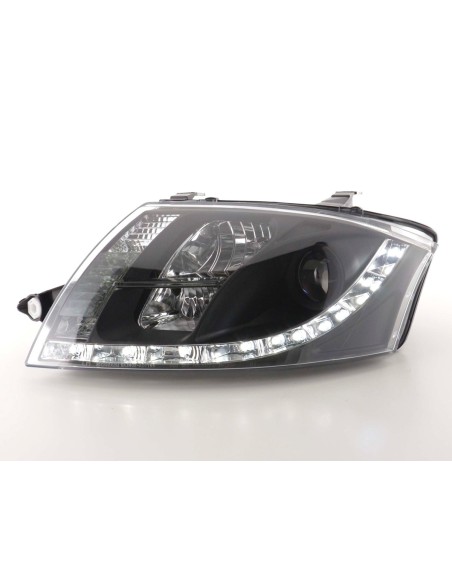 Set di fari Daylight Luci di marcia diurna a LED Audi TT tipo 8N 98-06 nere
