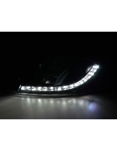 Set di fari Daylight Luci di marcia diurna a LED Audi TT tipo 8N 98-06 nere 2