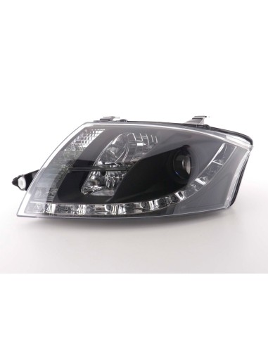 Set di fari Daylight Luci di marcia diurna a LED Audi TT tipo 8N 98-06 nere