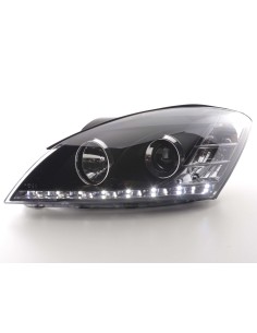 Set di fari Daylight LED DRL look Kia cee'd 5 porte. Tipo ED 06-09 nero 2