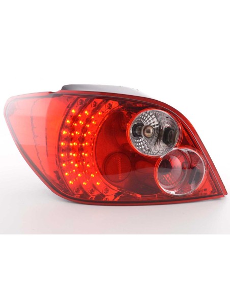 Fanali posteriori LED set Peugeot 307 hatchback 01-04 trasparente / rosso