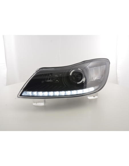 Set fari Daylight Luci di marcia diurna a LED Skoda Oktavia dal 2009 nere