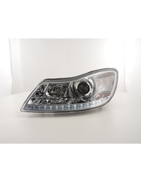 Daylight faro LED DRL look Skoda Oktavia dal 2009 cromato