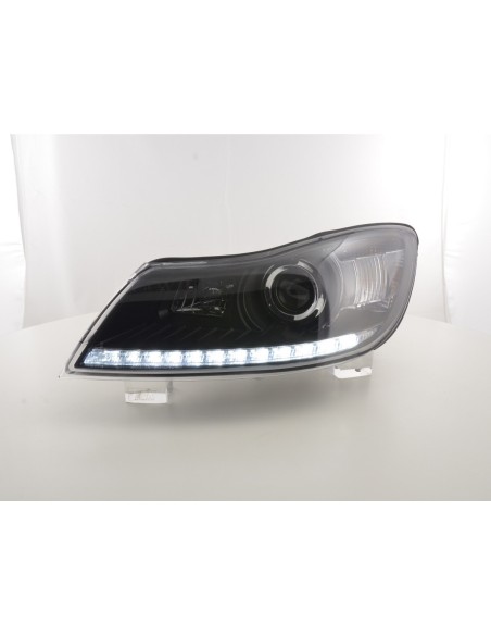 Set fari Daylight Luci di marcia diurna a LED Skoda Oktavia dal 2009 nere