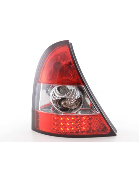 Fanali posteriori a LED set Renault Clio tipo B 01-04 trasparente / rosso