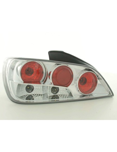 Fanali posteriori set Peugeot 406 4 porte. Tipo 8 *** 95-98 nero / cromato