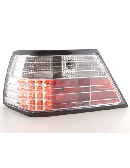 Set di luci posteriori a LED Mercedes Classe E tipo W124 Limo 85-96 cromato