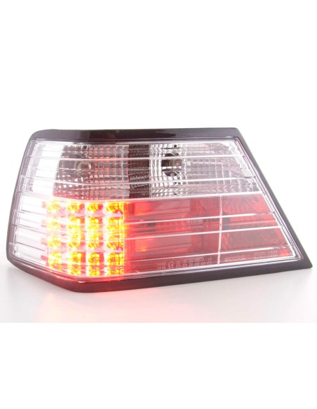 Set di luci posteriori a LED Mercedes Classe E tipo W124 Limo 85-96 cromato