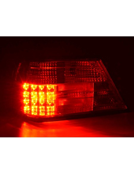 Set di luci posteriori a LED Mercedes Classe E tipo W124 Limo 85-96 cromato