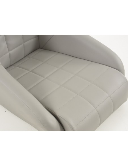 Seggiolini auto classici FK, set completo di sedili avvolgenti in stile retrò, grigio