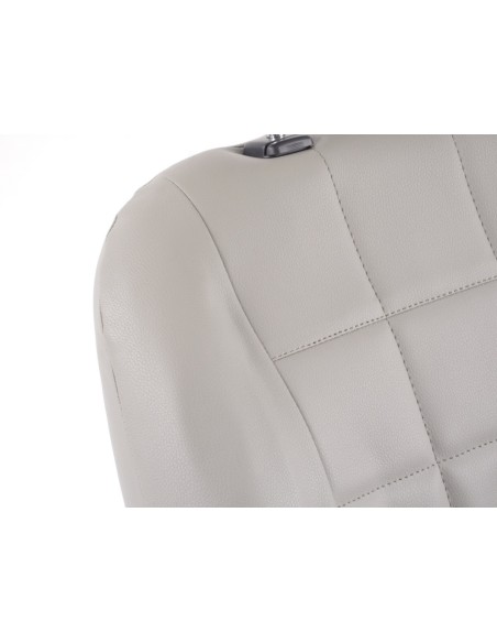 Seggiolini auto classici FK, set completo di sedili avvolgenti in stile retrò, grigio
