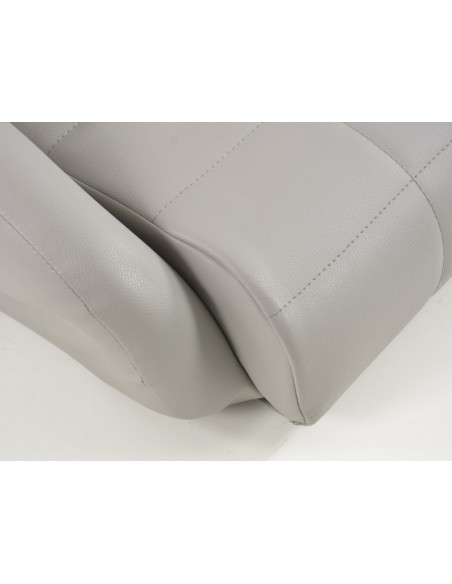 Seggiolini auto classici FK, set completo di sedili avvolgenti in stile retrò, grigio