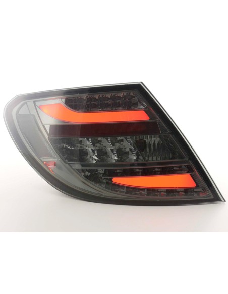 Set di luci posteriori a LED Mercedes Classe C tipo W204 07-11 nero
