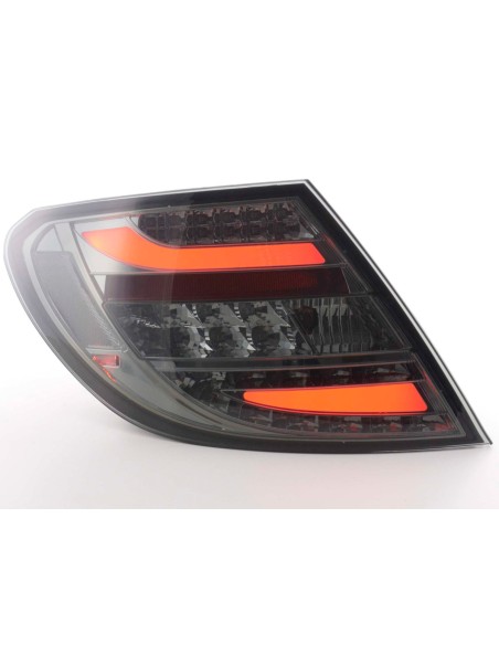 Set di luci posteriori a LED Mercedes Classe C tipo W204 07-11 nero