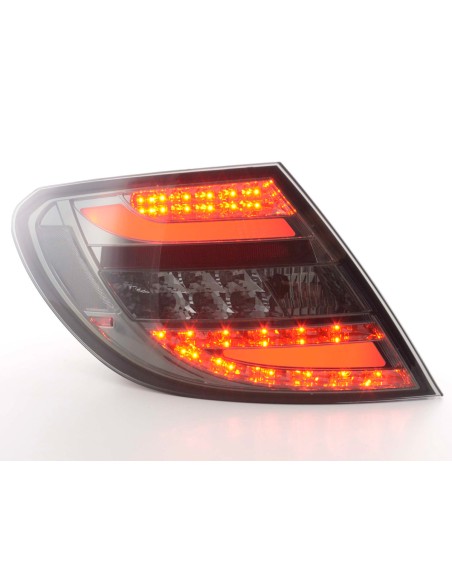 Set di luci posteriori a LED Mercedes Classe C tipo W204 07-11 nero