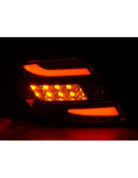 Set di luci posteriori a LED Mercedes Classe C tipo W204 07-11 nero