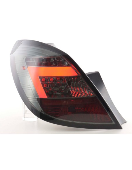 Set di luci posteriori a LED Opel Corsa D 5 porte 06-10 nero