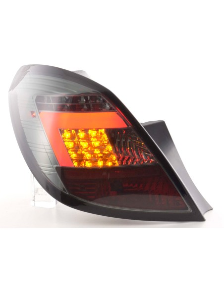 Set di luci posteriori a LED Opel Corsa D 5 porte 06-10 nero
