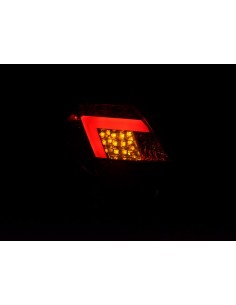 Set di luci posteriori a LED Opel Corsa D 5 porte. 06-10 rosso / nero 2