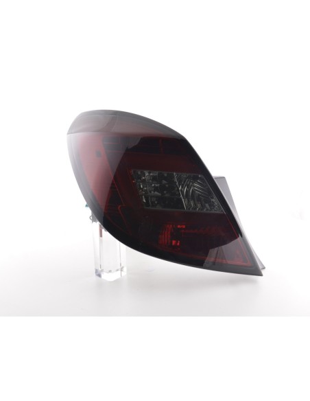 Set di luci posteriori a LED Opel Corsa D 5 porte. 06-10 rosso / nero
