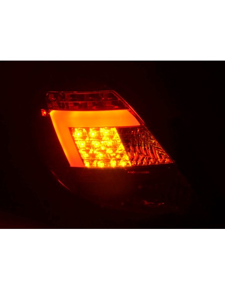 Set di luci posteriori a LED Opel Corsa D 5 porte 06-10 rosso / trasparente