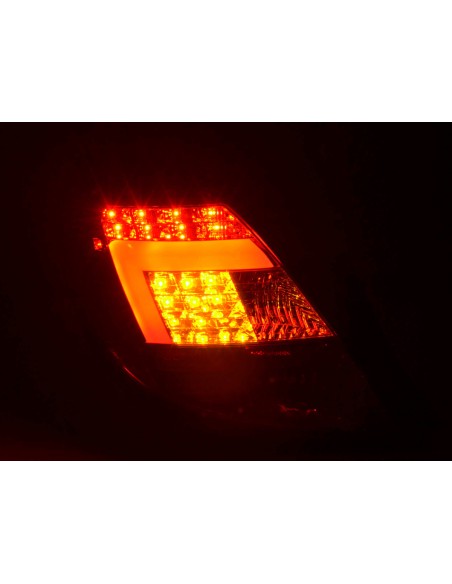 Set di luci posteriori a LED Opel Corsa D 5 porte 06-10 rosso / trasparente