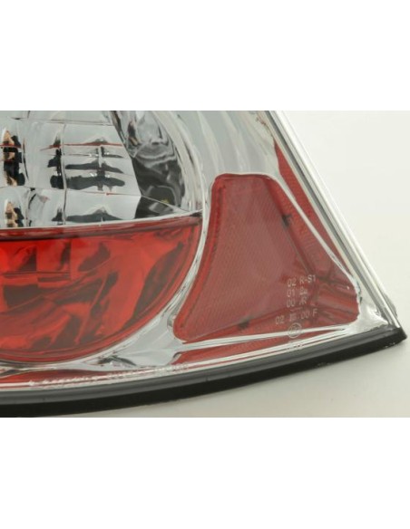 Set fanali posteriori Renault Clio tipo B 01-04 cromato