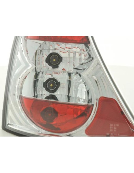Set fanali posteriori Renault Clio tipo B 01-04 cromato
