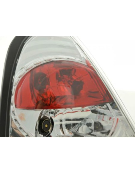 Set fanali posteriori Renault Clio tipo B 01-04 cromato