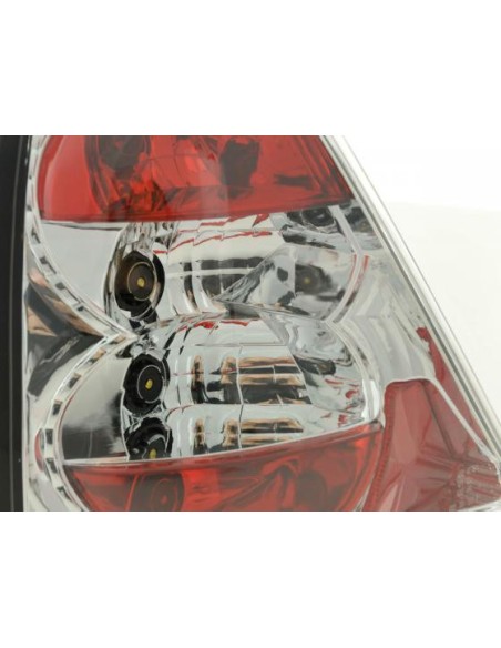 Set fanali posteriori Renault Clio tipo B 01-04 cromato