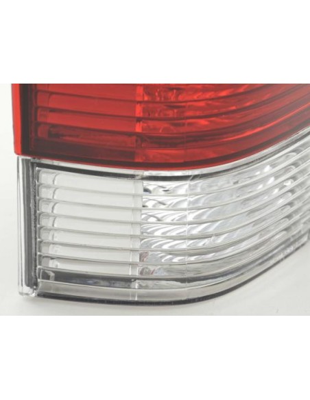 Set fanali posteriori VW Bus T4 tipo 70 ... 91-04 trasparente / rosso