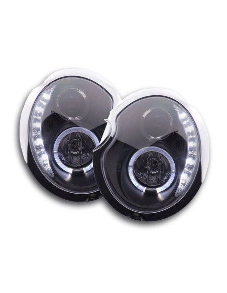 Daylight faro LED DRL look Mini Cooper tipo R50 01-06 nero