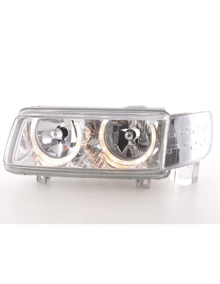Set fari angel eyes VW Passat 35i cromato